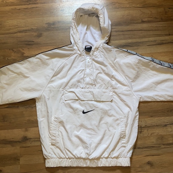 Nike center swoosh quarter zip anorak windbreaker hoodie - Picture 4 of 13